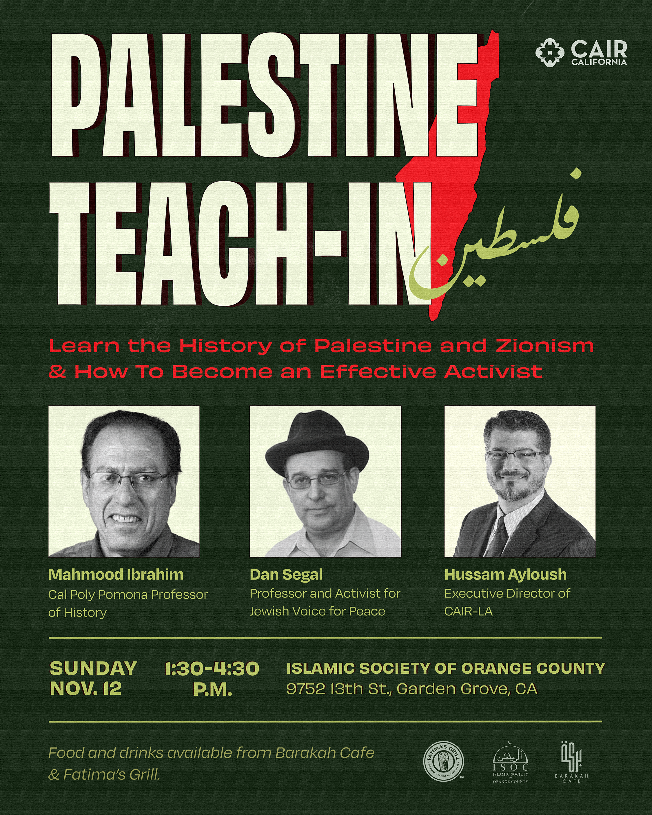 Palestine Sit-In Flyer
