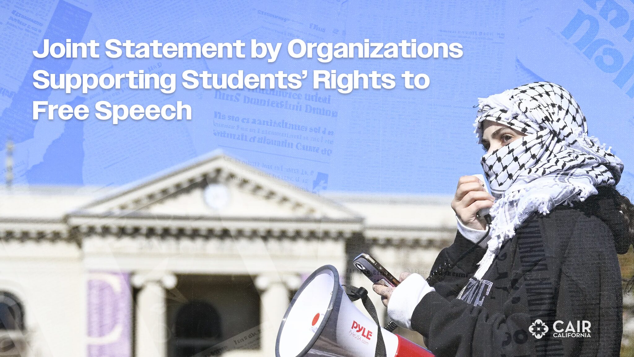 Joint Statement by Organizations Supporting Students’ Rights to Free Speech