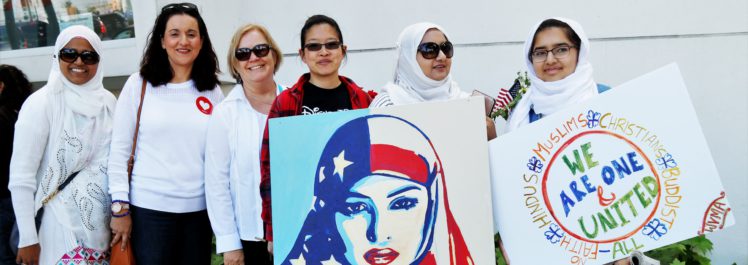 Attendees at a CAIR-SFBA co-sponsored Unity Rally in San Jose