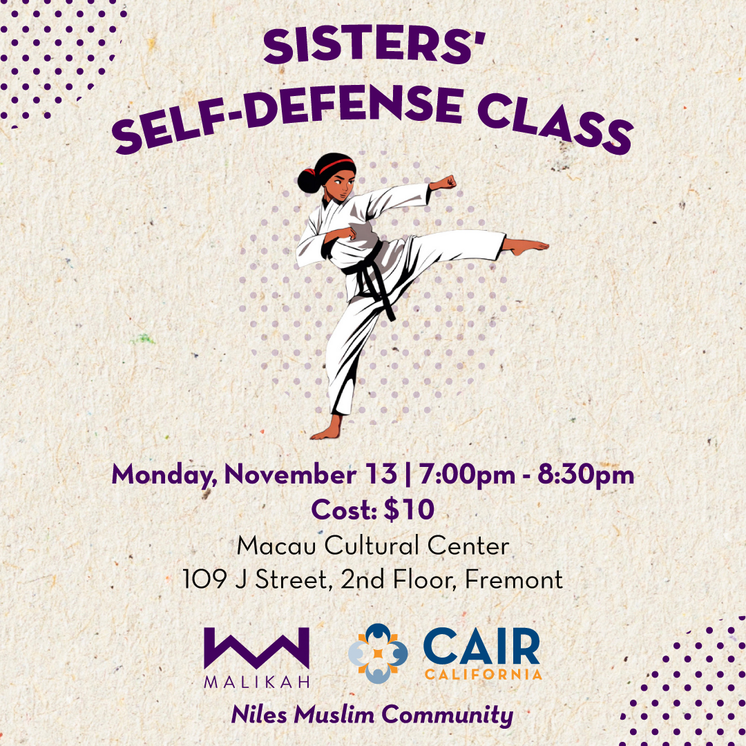 Sisters' Self-Defense Class - CAIR California San Francisco Bay Area