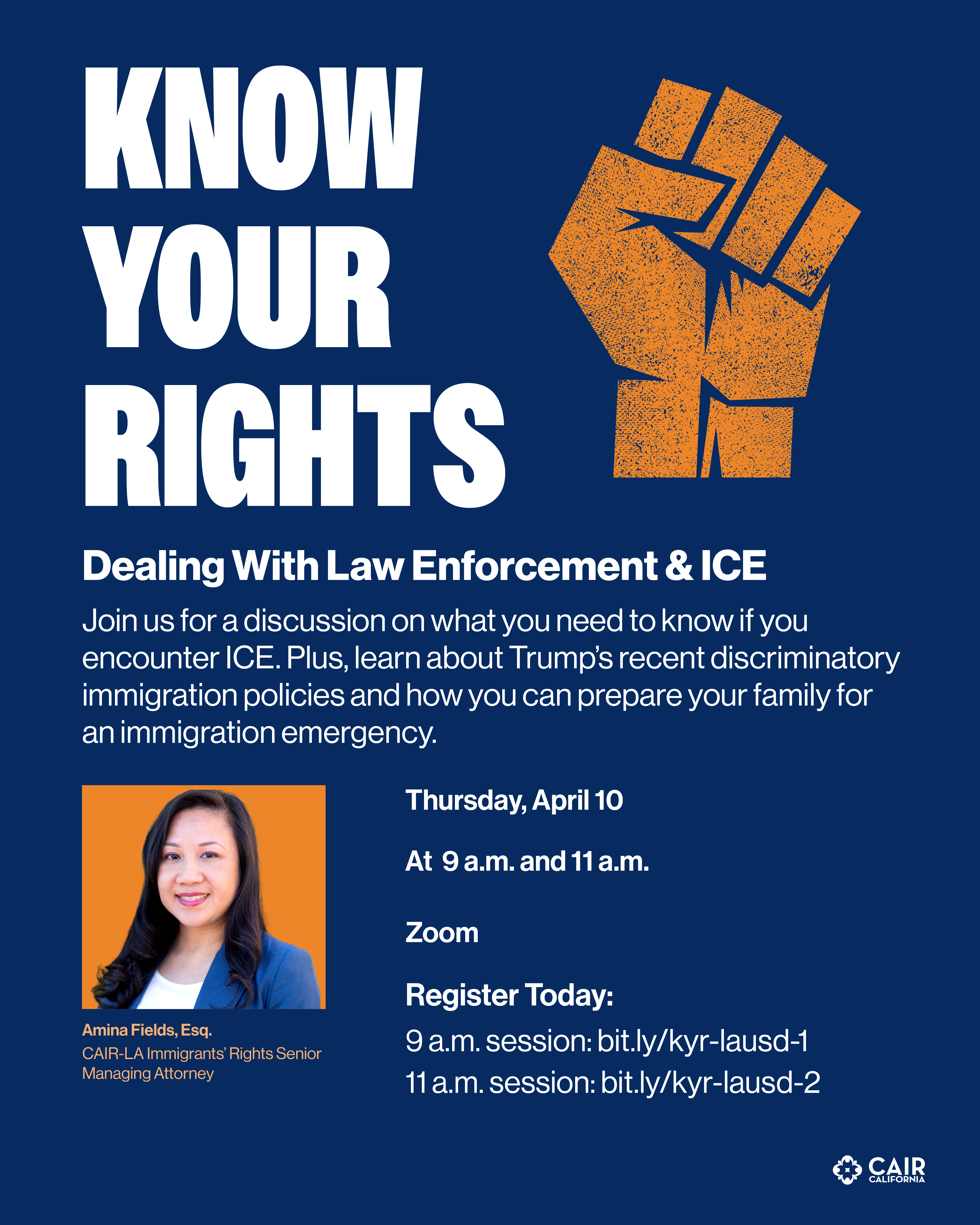 Know Your Rights: Dealing With Law Enforcement & ICE