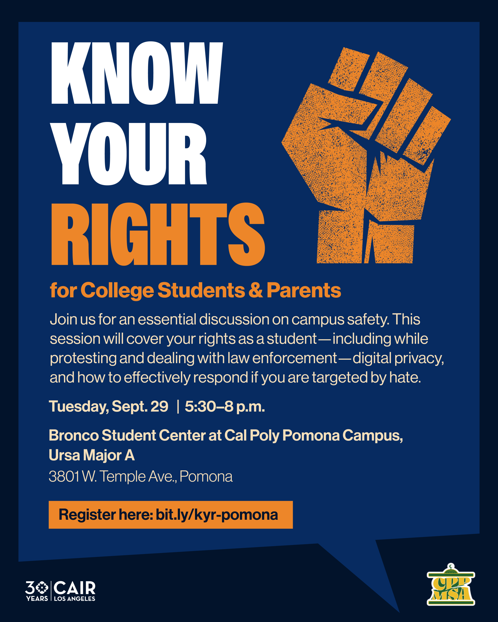 Know Your Rights for College Students & Parents